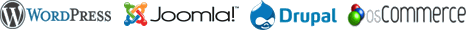 WordPress, Joomla, Drupal, osCommerce & More...